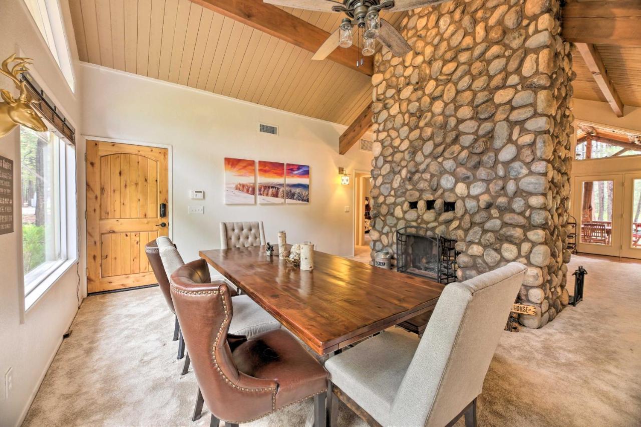 Lush Pinetop Retreat With Large Deck And Wooded Yard! Eksteriør bilde